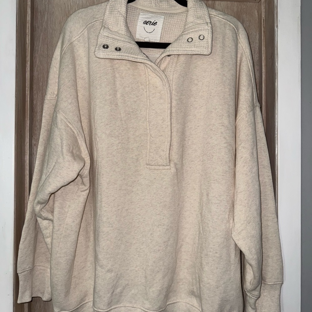 Aerie Cream Sweatshirt